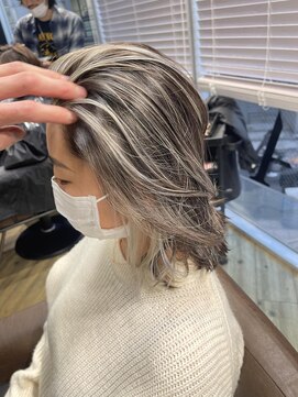 アルカナ 明治神宮前原宿(ARCANA) ミルクティーベージュ　ハイライト　インナーカラー　アッシュ