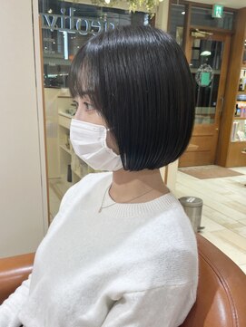 ネオリーブ クタ 町田店(Neolive kuta) 【Neolivekuta町田店】切りっぱなしボブ