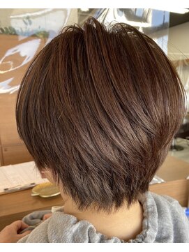 モンド ヘアクリエーション 下荒田店(monde hair creation) 丸みショートレイヤー