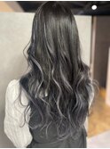 メンテナンスでシルバーパープル#エクステ