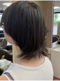 外ハネ/ツーブロ ボブ