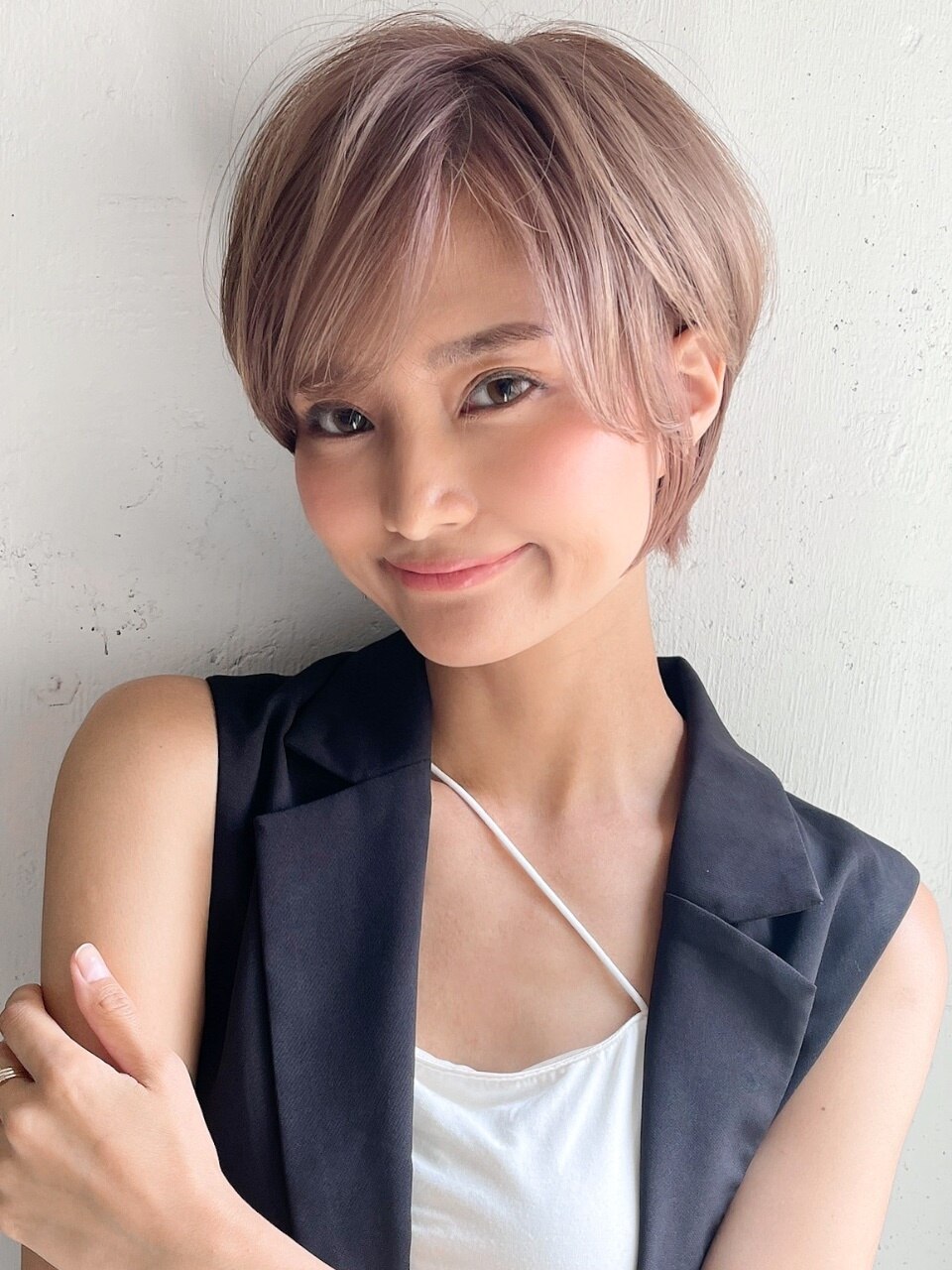 2025年春】グラボブ/ひし形シルエット/重すぎないボブ/ショート 2025年春】グラボブ/ひし形シルエット/重すぎないボブ/ショート