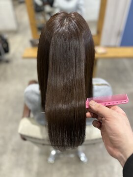 ヘアーアンドメイクランプ(Hair & make Lamp) [サロンスタイル] 髪質改善カラー　グレーブラウン