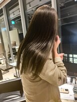 ヘアーエスクールシーユー 枚方T-SITE店(hair S.COEUR×Cu) オリーブベージュカラー