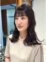ビーハイブ 一番町店 アヴェダ(BEHIVE) ラベンダーグレージュとふわっとミディアム