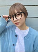 ストレートアイロンでつくるマッシュショート