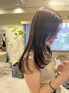 カンナ オーガニック ヘアデザイン(CANNA ORGANIC & HAIR DESIGN) フロントレイヤースタイル/韓国レイヤー/透明感カラー