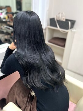 シーズン 大阪(SEASON) 【エクステ】ブルーブラック/韓国ヘア/エクステ専門店大阪