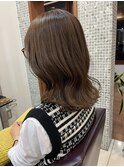 ミディアム×アッシュブラウン☆