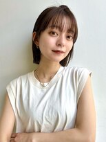 アペロ 柏(Apero)&nbsp;切りっぱなしボブ/マロンベージュ/タッセルボブ/前髪/学割U24