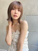 【ROJITHA表参道原宿】外ハネボブ×ミルクティベージュ