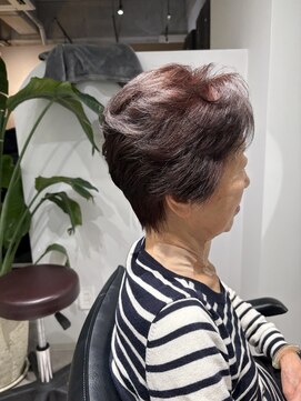 クルト バイ マルカ(KURT by MARUCA) ブロー仕上げ/ショートレイヤー/白髪染め/ミセス