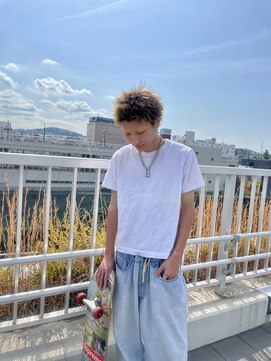 バーチ バイ クロップエス(BIRCH by crop es) スパイキーショート×ハイトーン