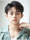 スパイキーショートメンズショートベリーショートフェザーパーマ