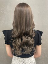 カルフール ロコ 草加西口店(Carrefour LOCO)&nbsp;オリーブベージュ・赤み消し・ロングヘア・ケアブリーチ・韓国風