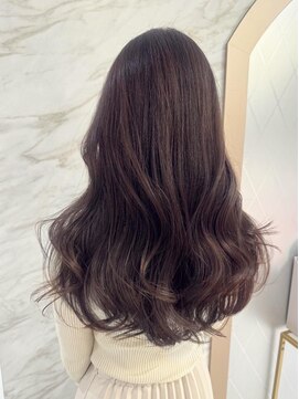 ロンド フィーユ(Lond fille) ラベンダーグレー/韓国風巻き/レイヤーカット/髪質改善/縮毛矯正