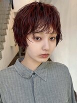 トリッカ 銀座(tricca)&nbsp;ショートパーマ/ニュアンスパーマ/顔周りレイヤー/小顔ヘア