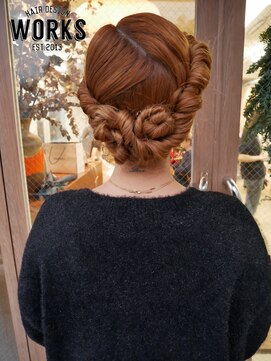 ワークス ヘアデザイン(WORKS HAIR DESIGN) ロールヘアセットアレンジ