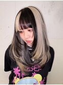 ミディアム　ハイライト　ローライト　デザインカラー