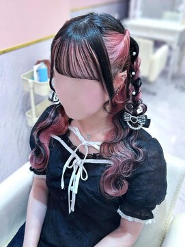 ヘアセット アリエス 池袋駅東口店(Aries) ハーフツインあみたらし