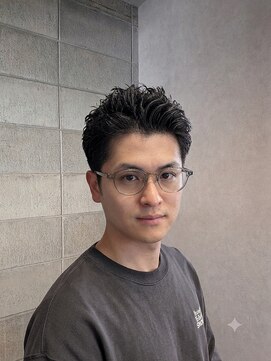 ワンワンオー バーバーショップ コンチネンタル(@110 BARBER SHOP continental) ツイスパ・スパイキーショート
