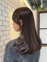 エムサロン 高崎あら町テラス(emusalon)&nbsp;［rena］柔らかグレージュと顔まわりカット