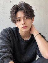 ノア(NOA) 【NOA】韓国風センターパート×シャドウパーマ