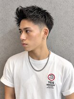 フジヤマバーバーショップ アジト(FUJIYAMA BARBER SHOP ajito)&nbsp;刈り上げアップバングショート メンズ/明石/西明石/大久保