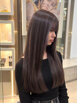 デコラ DECOR&nbsp;ラベンダーグレージュ×艶ロング
