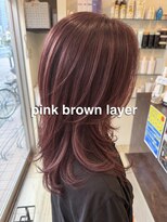 ヘアーリゾートサロン リチェット(Hair Resort Salon Ricetto)&nbsp;pink brown layer