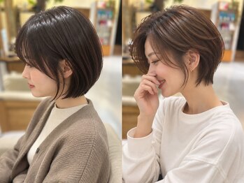 ヘアリゾート粋 リマ 銀座店(lima)の写真/《銀座》お客様の「なりたい」の再現性と、骨格やお顔立ちを計算した似合わせカットが好評◎