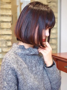 ビーハイブ 一番町店 アヴェダ(BEHIVE) 「BEHIVE一番町店」濱大智　大人かわいい小顔ワンレンボブ♪