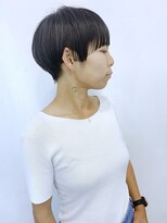 ラウンジ モリオ イケブクロ(Lounge MORIO Ikebukuro) 【morio池袋】かっこいいヘルシー黒髪マッシュショート♪