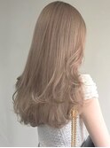 【CHELSEA】ハイトーン伸ばしかけロング milk tea