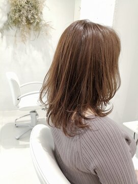 ファイブボックスヘアー 広島(five vox hair) ミルクティーベージュ