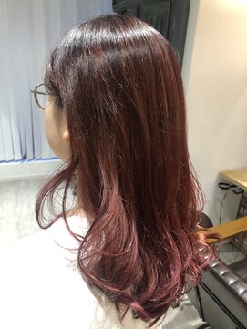 エイトタマプラ たまプラーザ店(EIGHT tamapla) 【EIGHTたまプラ】デザインカラー切りっぱなしボブ