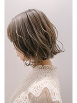 ヘアーロギア 栄店(hair LOGiA)&nbsp;★hair LOGiA★　切りっぱなしショート　横