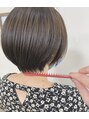 アグ ヘアー ボンド 六名店(Agu hair bond)&nbsp;丸み可愛いくびれショート