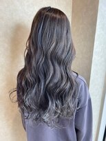 アース コアフュールボーテ 上越店(EARTH coiffure beaute)&nbsp;グレージュ3Dハイライト