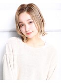 大人可愛い20代30代40代小顔外ハネアレンジC5