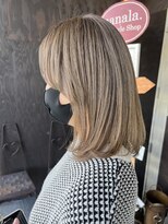 ムード マグ レーベル 南松本(MOOD Mag Label)&nbsp;【MOOD】30代40代ダブルカラーミルクティアッシュカラー透け感