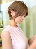 ひし形ショート/ノームコア/シークレットハイライト/柴