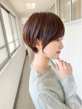 シェノン サントル(CHAINON CENTRE) モテ髪カタログ/外ハネボブ/ペールベージュ[梅田/茶屋町]