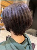 甲子園口/髪質改善/ショート/ハイライト/酸性ストレート