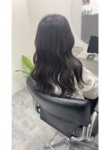 暗髪カラー