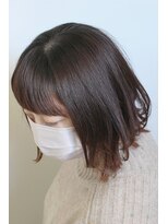 ビアージュ(Viage)&nbsp;:外はねミディ　:ロブヘア　:切りっぱなし感