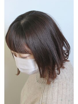 ビアージュ(Viage) :外はねミディ　:ロブヘア　:切りっぱなし感