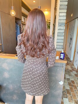 ベランダ(veranda) 柔らかピンクブラウン