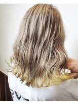 ジーシーエイト ヘアー(GC8 hair)&nbsp;裾カラー　イエロー