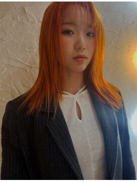 クリコ ヘアーデザイン(CLICQUOT hair design) オレンジ×ミディアム